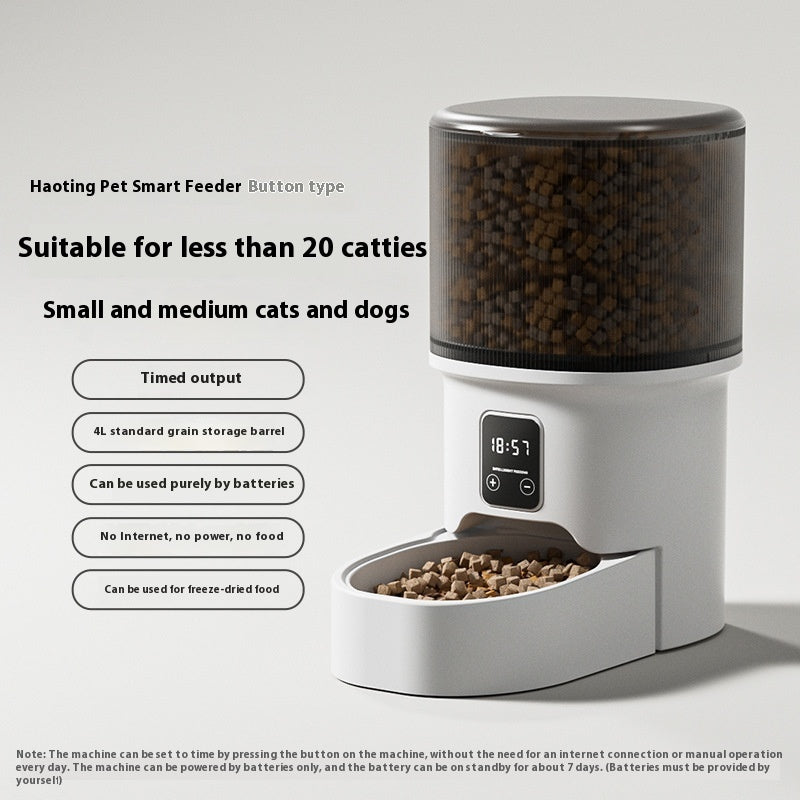 Pet Intelligence 4 L Auto Feeder — Scheduled Feeding, Simplified