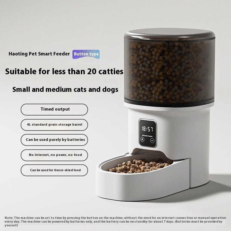 Pet Intelligence 4 L Auto Feeder — Scheduled Feeding, Simplified