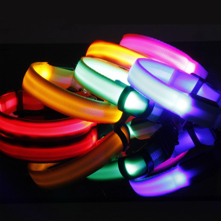 Glow-Safe LED Dog Collar — Be Seen, Stay Safe